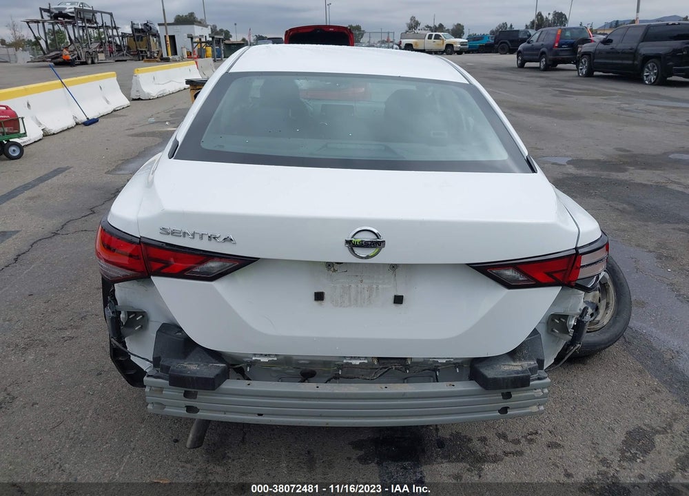 2022 NISSAN SENTRA S XTRONIC CVT VIN: 3N1AB8BV7NY207376