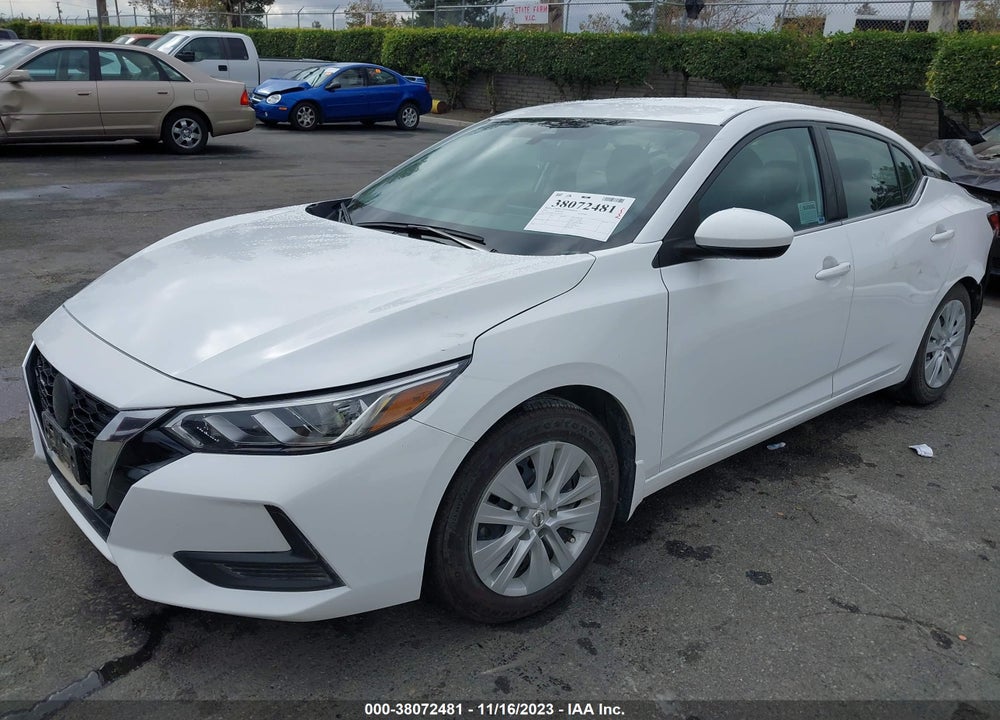 2022 NISSAN SENTRA S XTRONIC CVT VIN: 3N1AB8BV7NY207376
