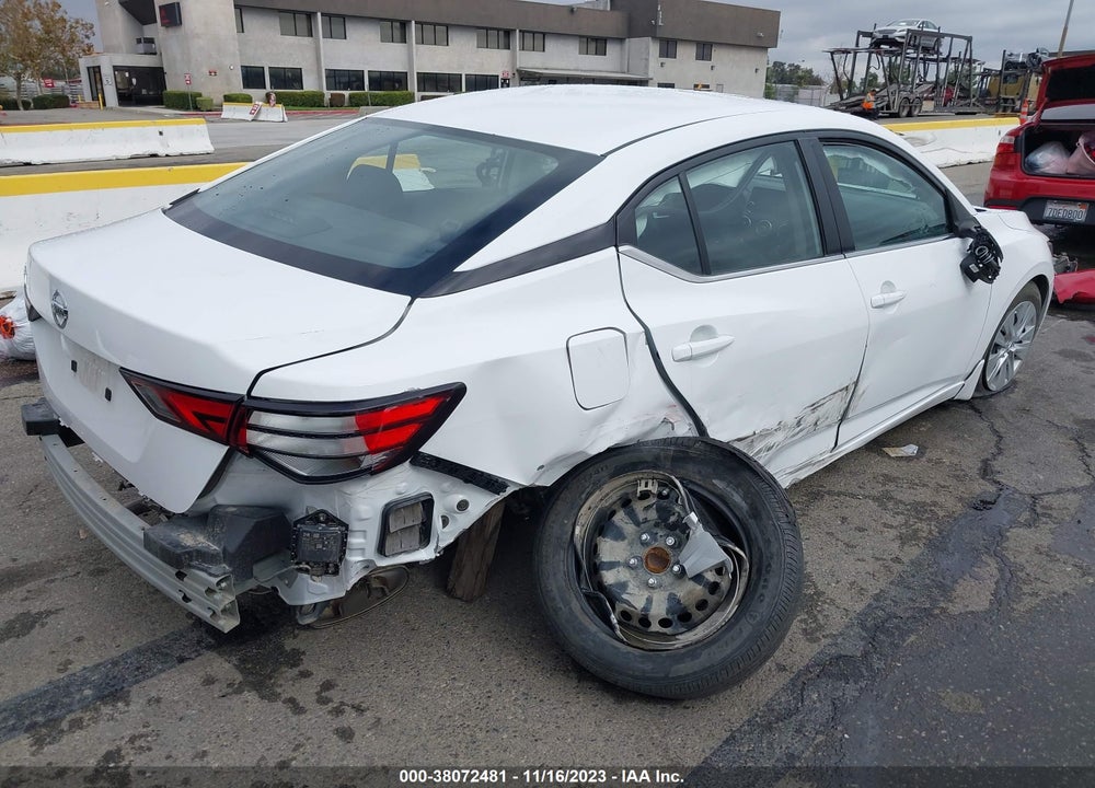 2022 NISSAN SENTRA S XTRONIC CVT VIN: 3N1AB8BV7NY207376