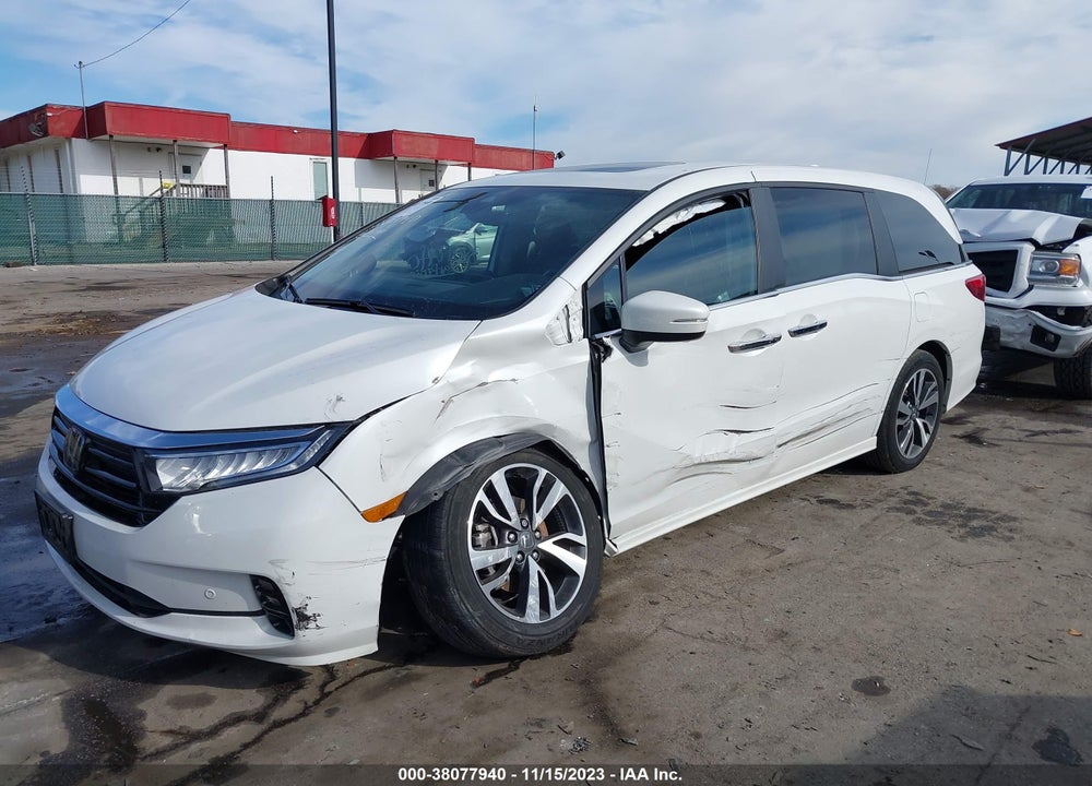 2022 HONDA ODYSSEY TOURING VIN: 5FNRL6H81NB009844