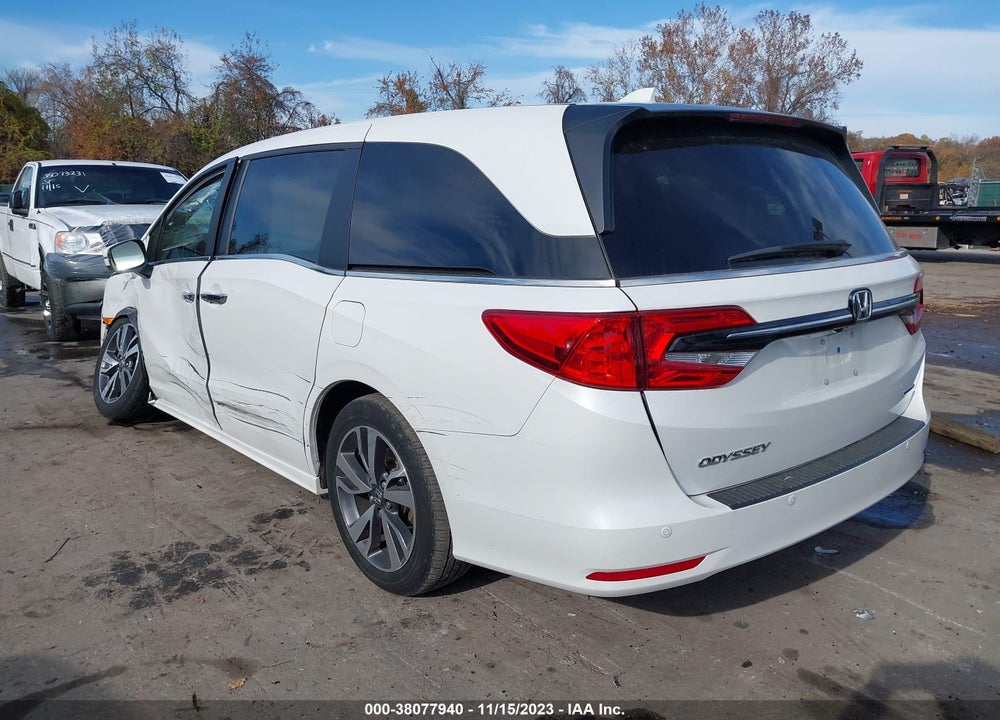 2022 HONDA ODYSSEY TOURING VIN: 5FNRL6H81NB009844