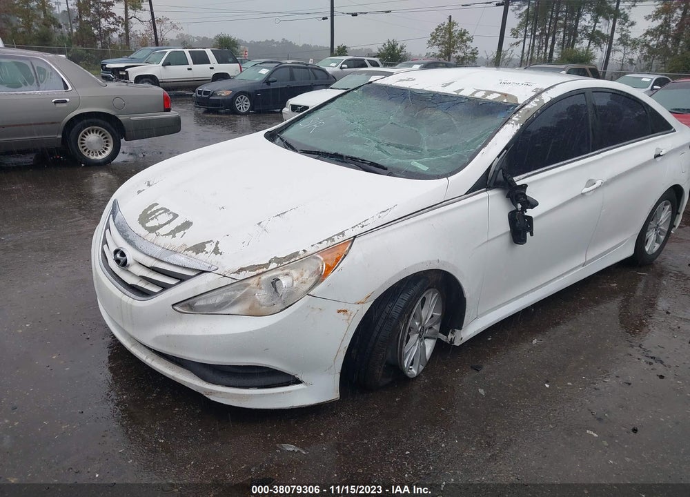 2014 HYUNDAI SONATA GLS VIN: 5NPEB4AC8EH886725