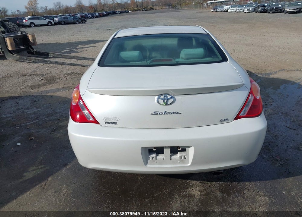 2006 TOYOTA CAMRY SOLARA SE VIN: 4T1CE38P76U638311