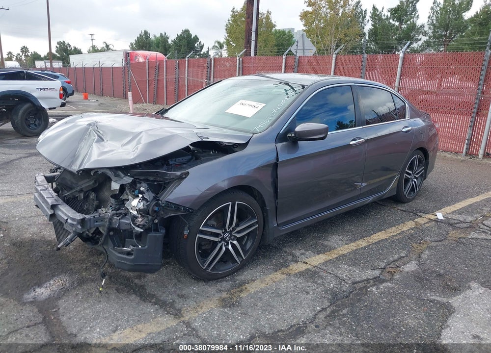 2016 HONDA ACCORD SPORT VIN: 1HGCR2F57GA189947