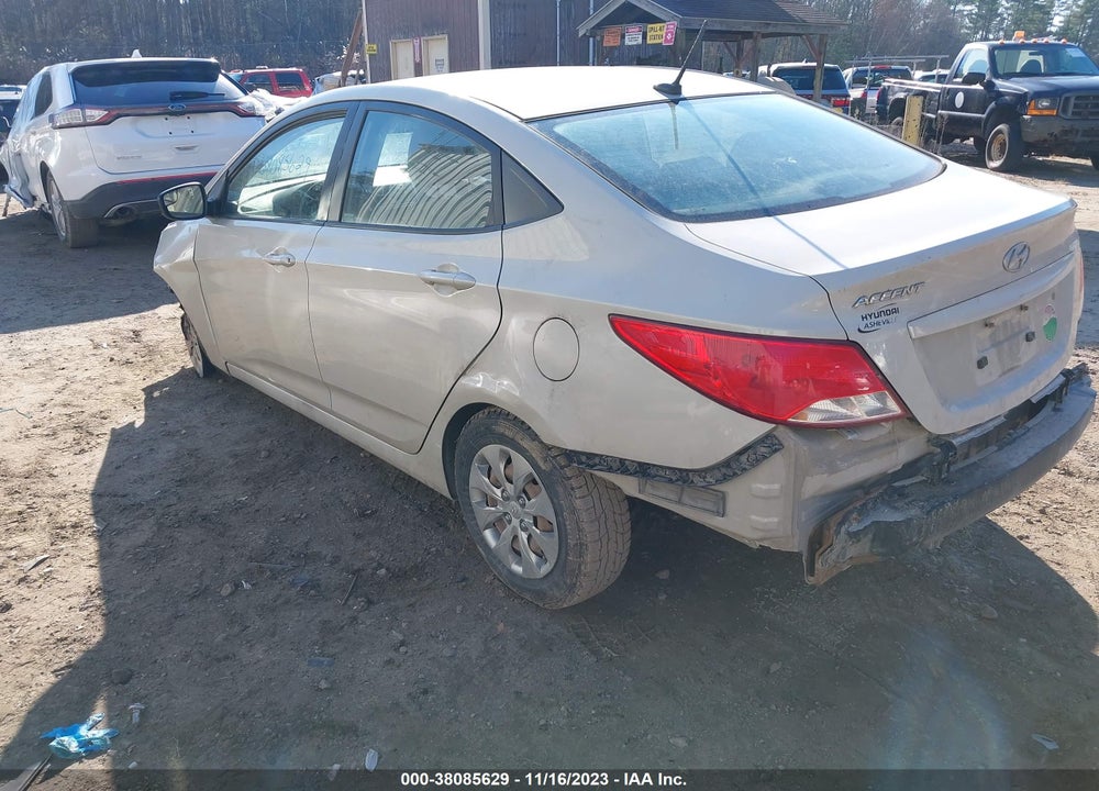 2016 HYUNDAI ACCENT VIN: KMHCT4AE7GU946553