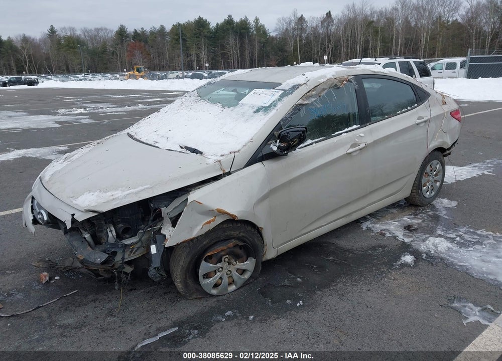 2016 HYUNDAI ACCENT VIN: KMHCT4AE7GU946553