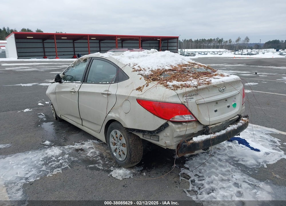 2016 HYUNDAI ACCENT VIN: KMHCT4AE7GU946553