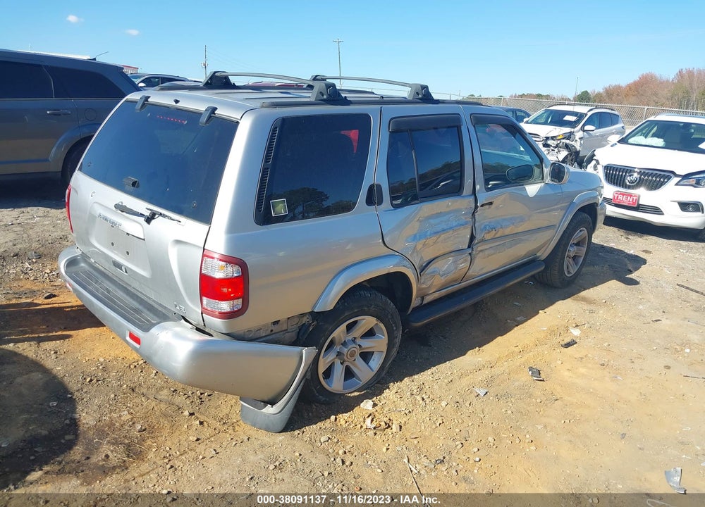 2002 NISSAN PATHFINDER LE VIN: JN8DR09Y92W740585