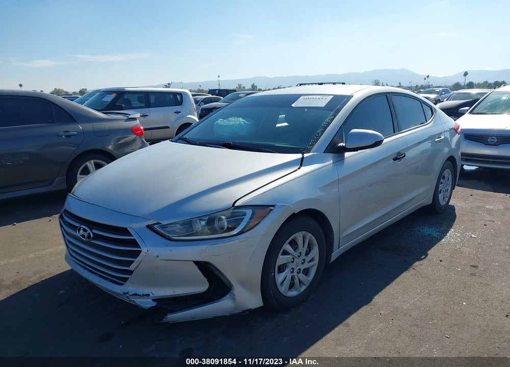 2017 HYUNDAI ELANTRA SE VIN: 5NPD74LF6HH155896