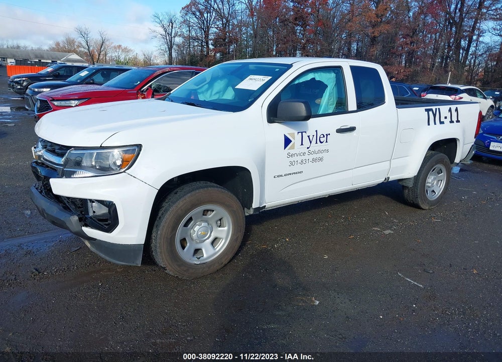 2022 CHEVROLET COLORADO 2WD LONG BOX WT VIN: 1GCHSBEA2N1298126