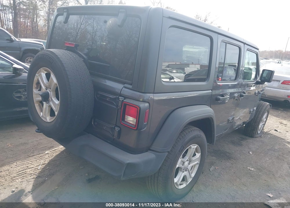2020 JEEP WRANGLER UNLIMITED SPORT S 4X4 VIN: 1C4HJXDG7LW110156