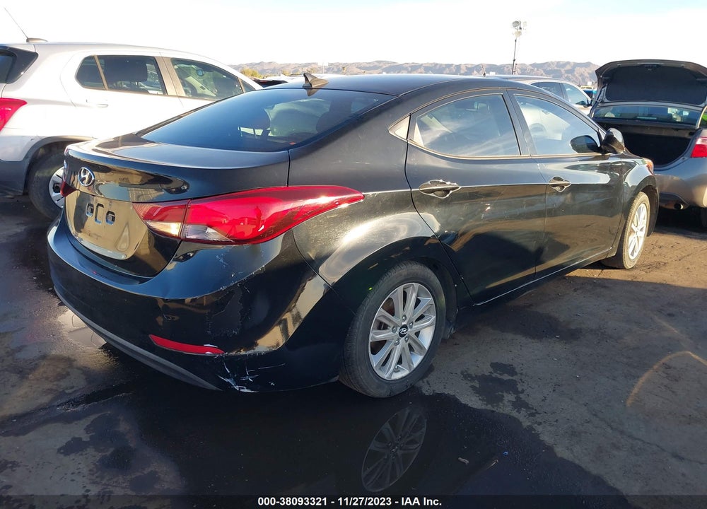 2014 HYUNDAI ELANTRA VIN: KMHDH4AE6EU078659