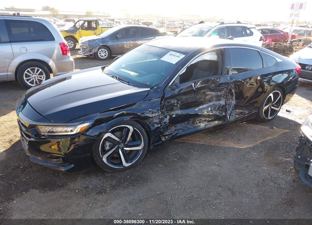 2022 HONDA ACCORD SPORT VIN: 1HGCV1F39NA086675
