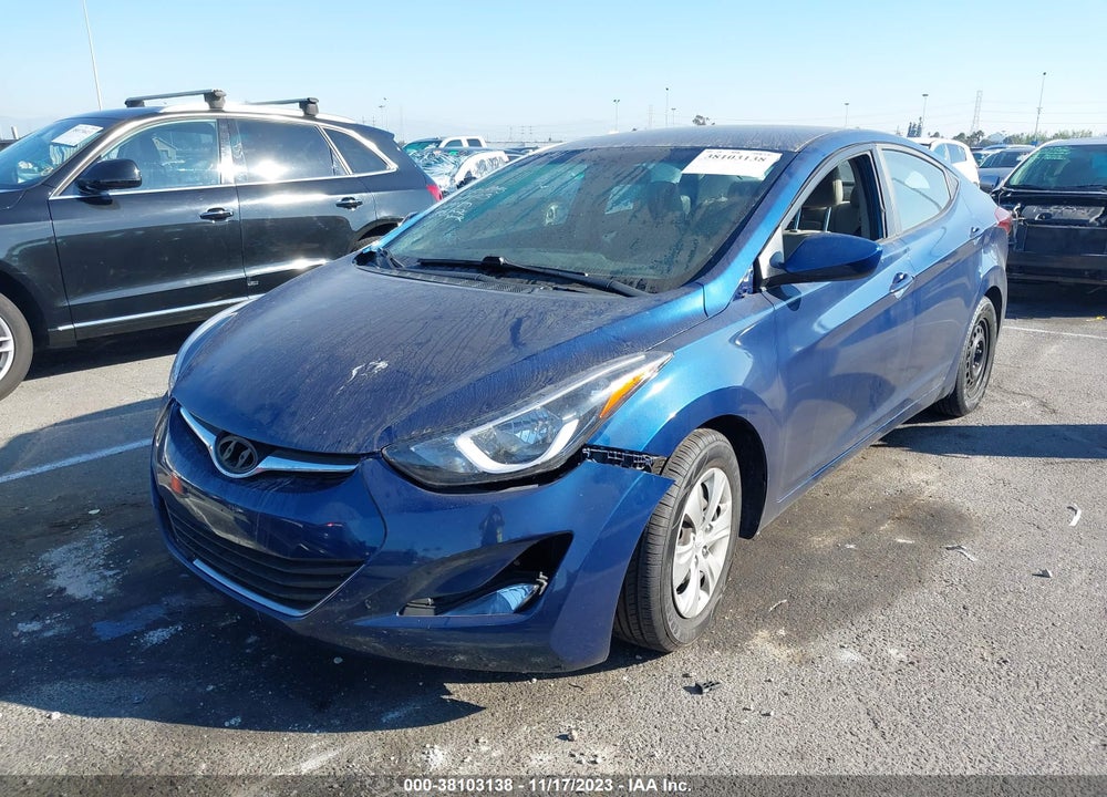 2016 HYUNDAI ELANTRA SE VIN: KMHDH4AE4GU650377