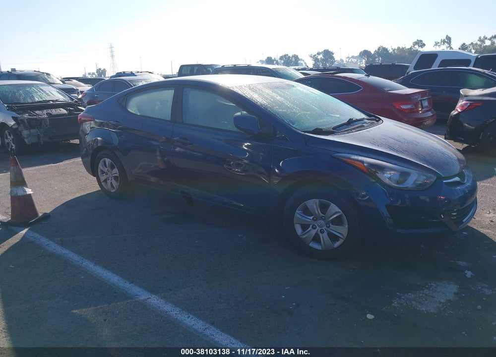 2016 HYUNDAI ELANTRA SE VIN: KMHDH4AE4GU650377