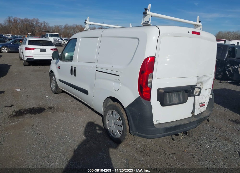 2015 RAM PROMASTER CITY TRADESMAN VIN: ZFBERFAT1F6A02648