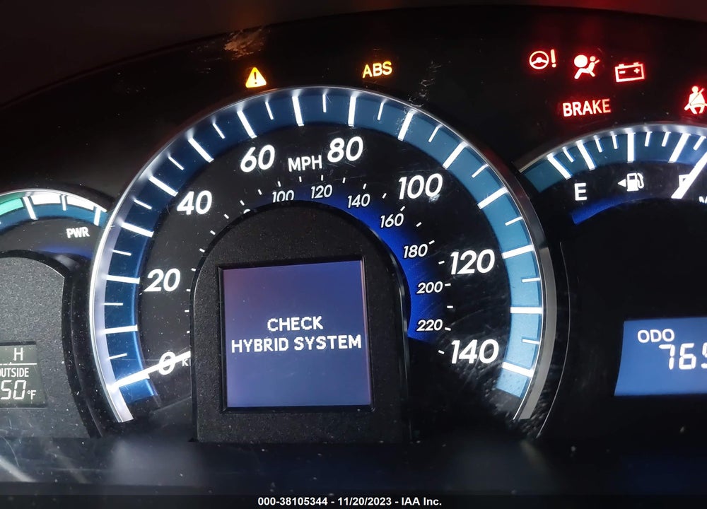 2012 TOYOTA CAMRY HYBRID XLE VIN: 4T1BD1FK8CU001353