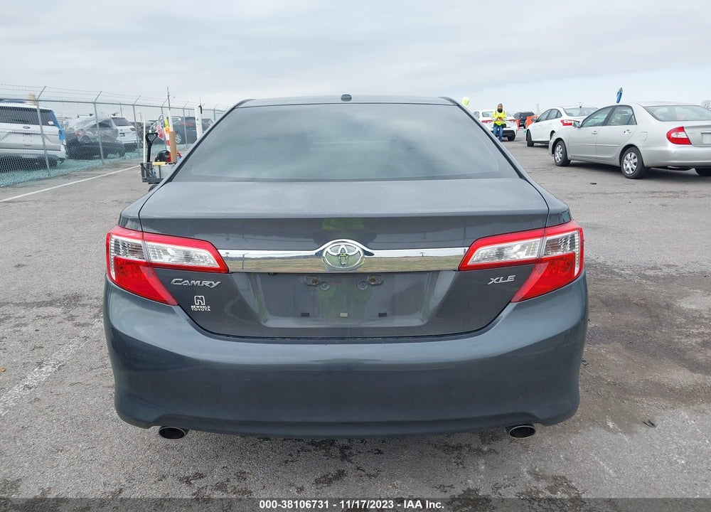 2012 TOYOTA CAMRY XLE V6 VIN: 4T1BK1FK7CU010938