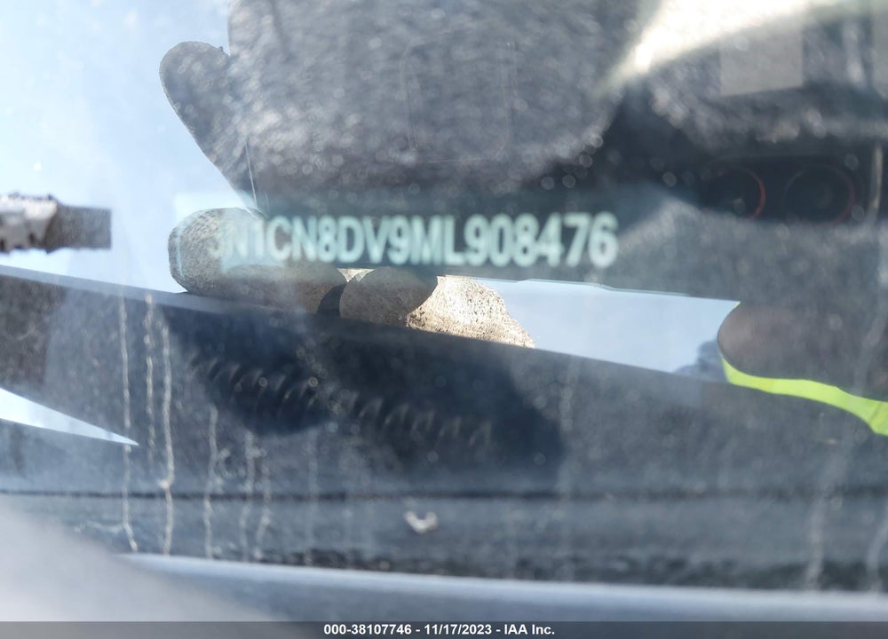 2021 NISSAN VERSA S XTRONIC CVT VIN: 3N1CN8DV9ML908476