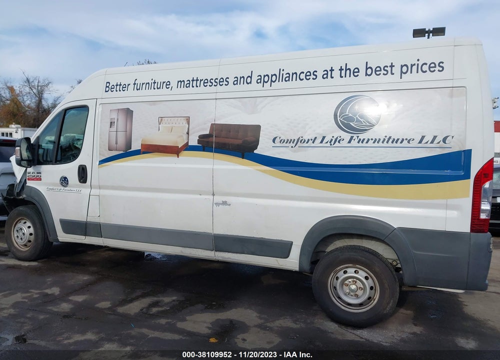 2016 RAM PROMASTER 2500 HIGH ROOF VIN: 3C6TRVDG9GE114417