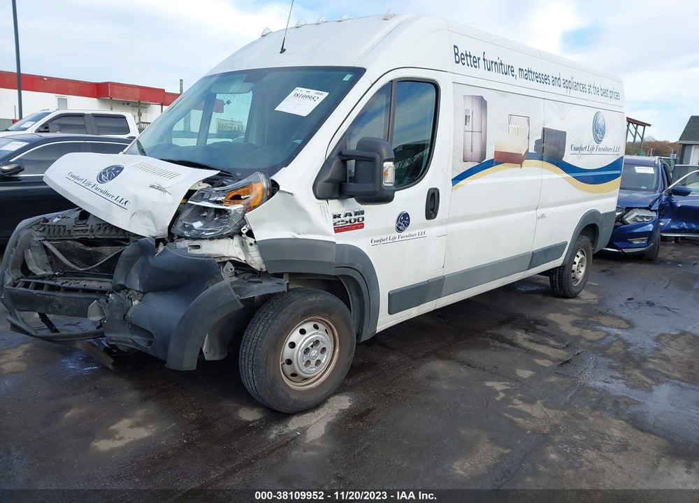 2016 RAM PROMASTER 2500 HIGH ROOF VIN: 3C6TRVDG9GE114417