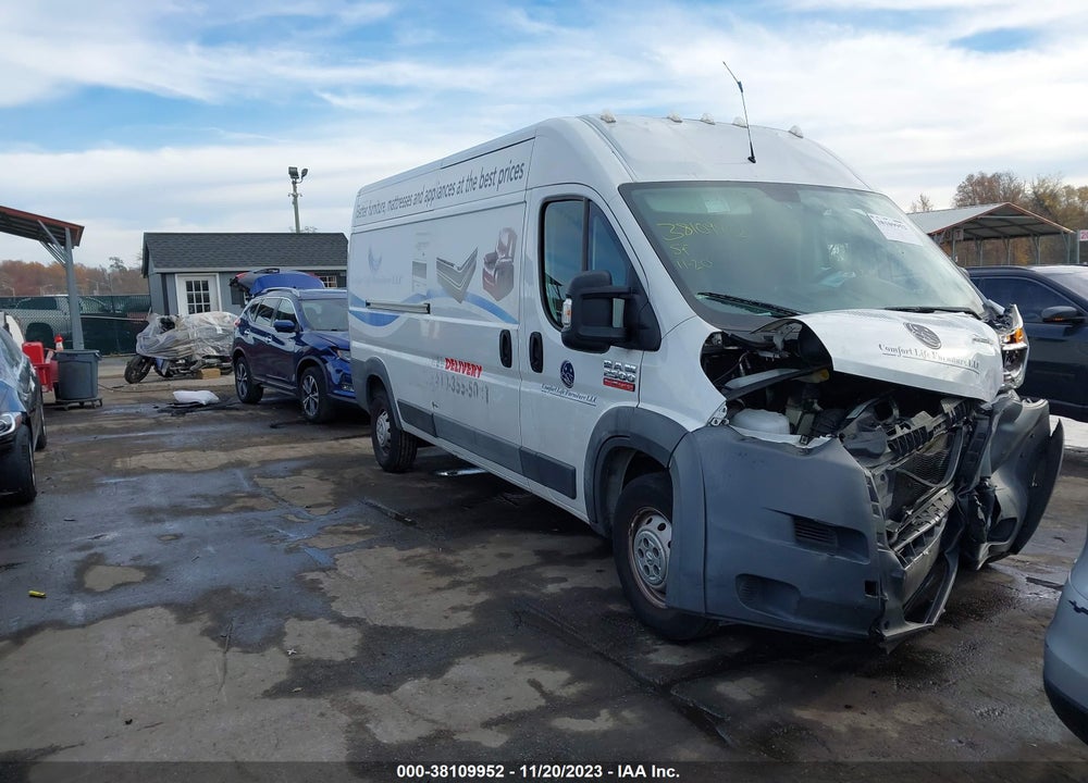 2016 RAM PROMASTER 2500 HIGH ROOF VIN: 3C6TRVDG9GE114417