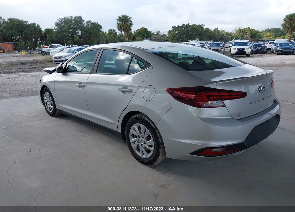 2019 HYUNDAI ELANTRA VIN: 5NPD74LF9KH451597