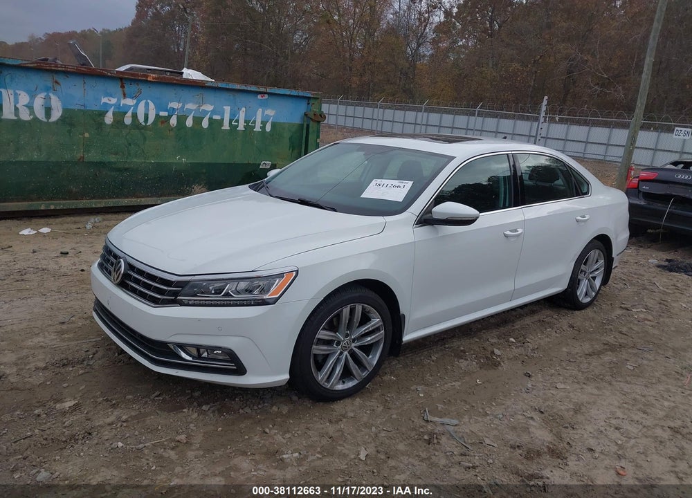 2018 VOLKSWAGEN PASSAT 2.0T SE VIN: 1VWBA7A33JC009537