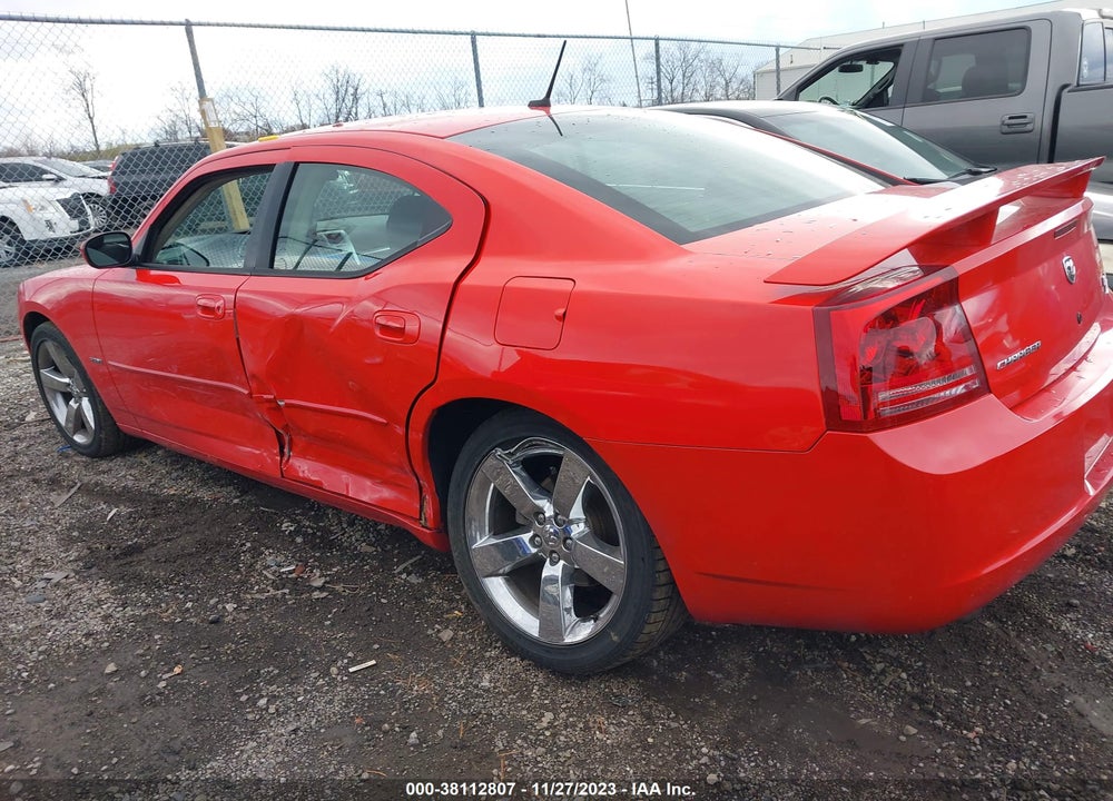 2008 DODGE CHARGER R/T VIN: 2B3LA53H38H126497