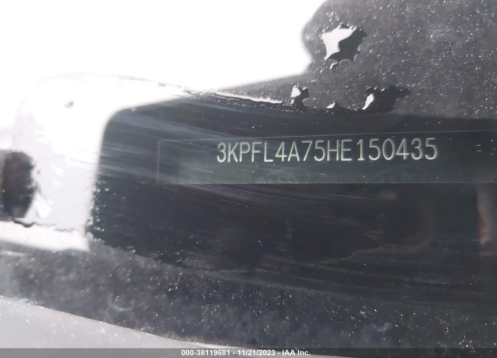 2017 KIA FORTE LX VIN: 3KPFL4A75HE150435