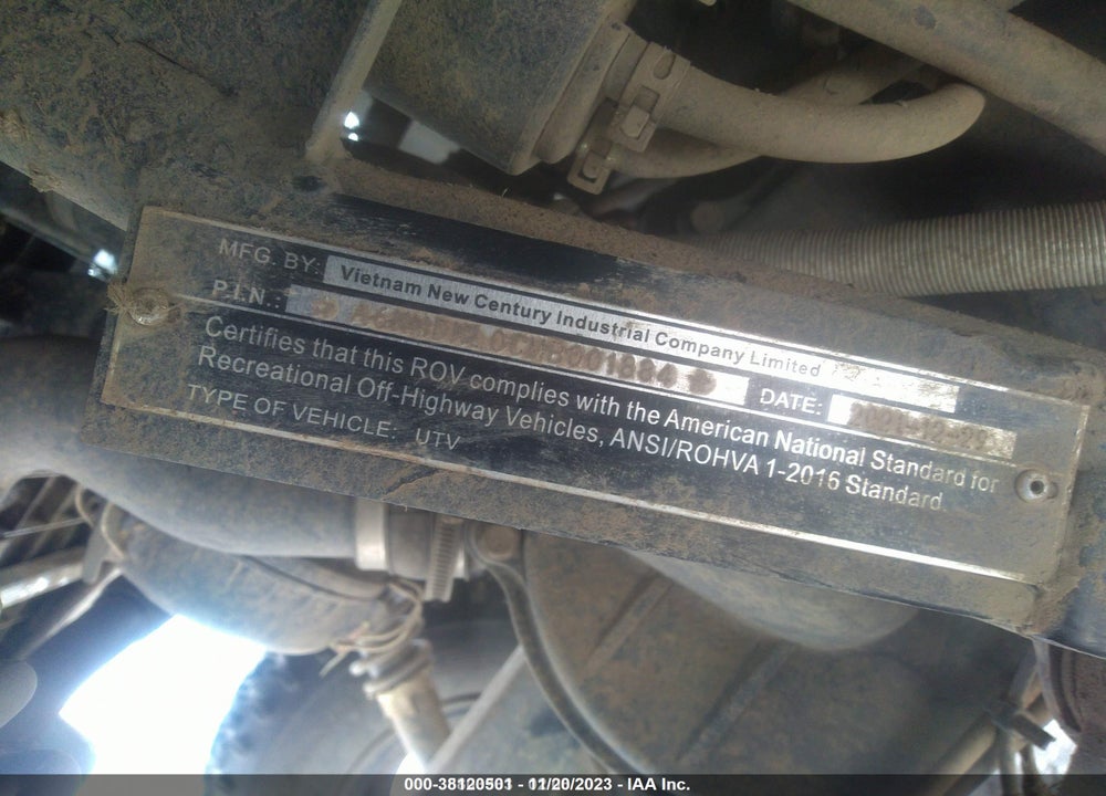 2022 HISUN STRIKE 1000 VIN: A6HMDNL0CMB001884