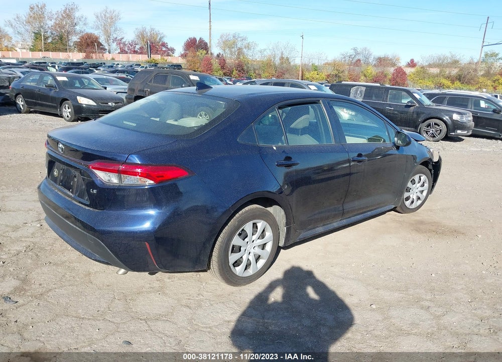2021 TOYOTA COROLLA LE VIN: JTDEPMAE6MJ139262