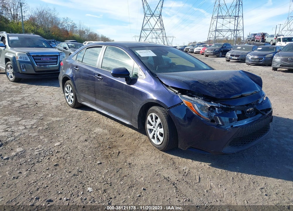 2021 TOYOTA COROLLA LE VIN: JTDEPMAE6MJ139262