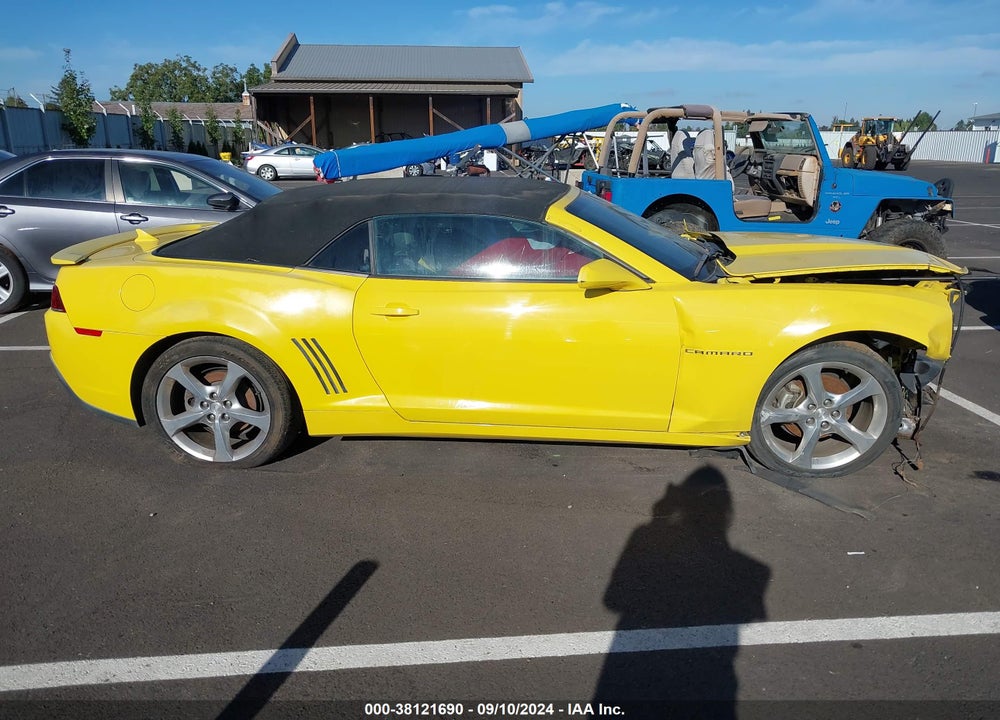 2014 CHEVROLET CAMARO VIN: 2G1FC3D32E9145389