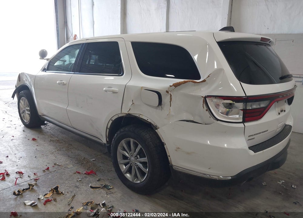 2017 DODGE DURANGO VIN: 1C4SDJFT1HC884173