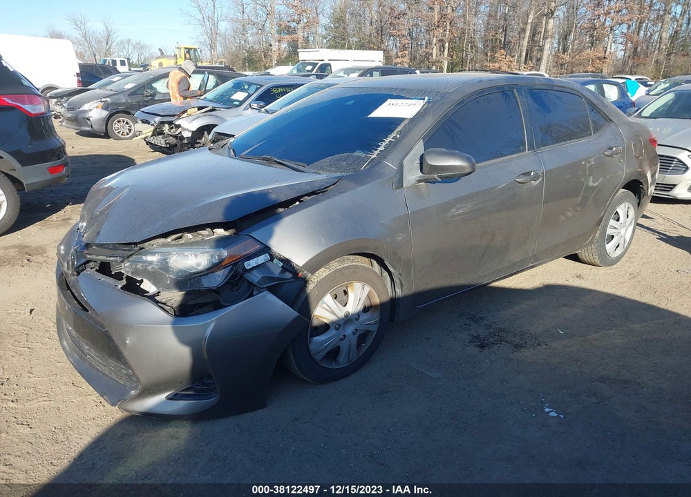 2019 TOYOTA COROLLA LE VIN: 2T1BURHE7KC146843