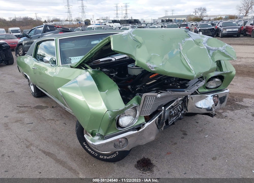 1970 CHEVROLET MONTE CARLO VIN: 0000138570F110319