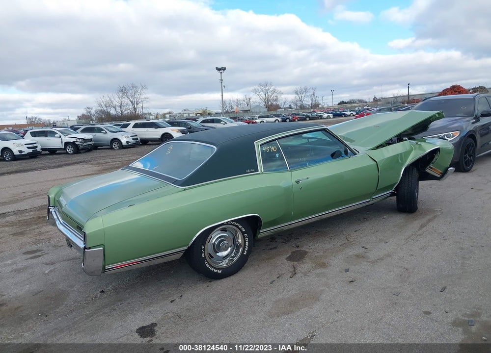 1970 CHEVROLET MONTE CARLO VIN: 0000138570F110319