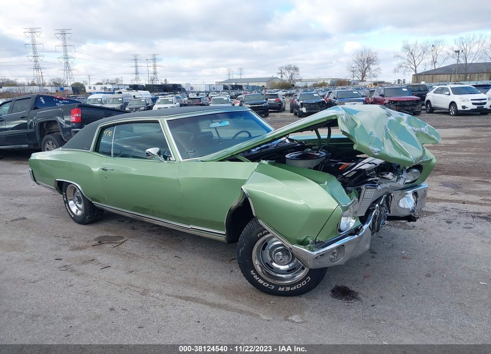 1970 CHEVROLET MONTE CARLO VIN: 0000138570F110319