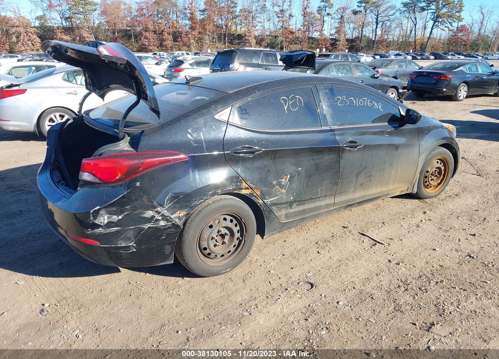 2016 HYUNDAI ELANTRA VIN: KMHDH4AE3GU544101
