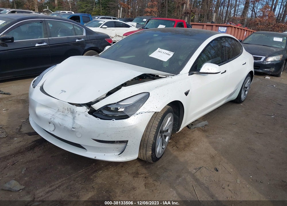 2021 TESLA MODEL 3 LONG RANGE DUAL MOTOR ALL-WHEEL DRIVE VIN: 5YJ3E1EB1MF980733