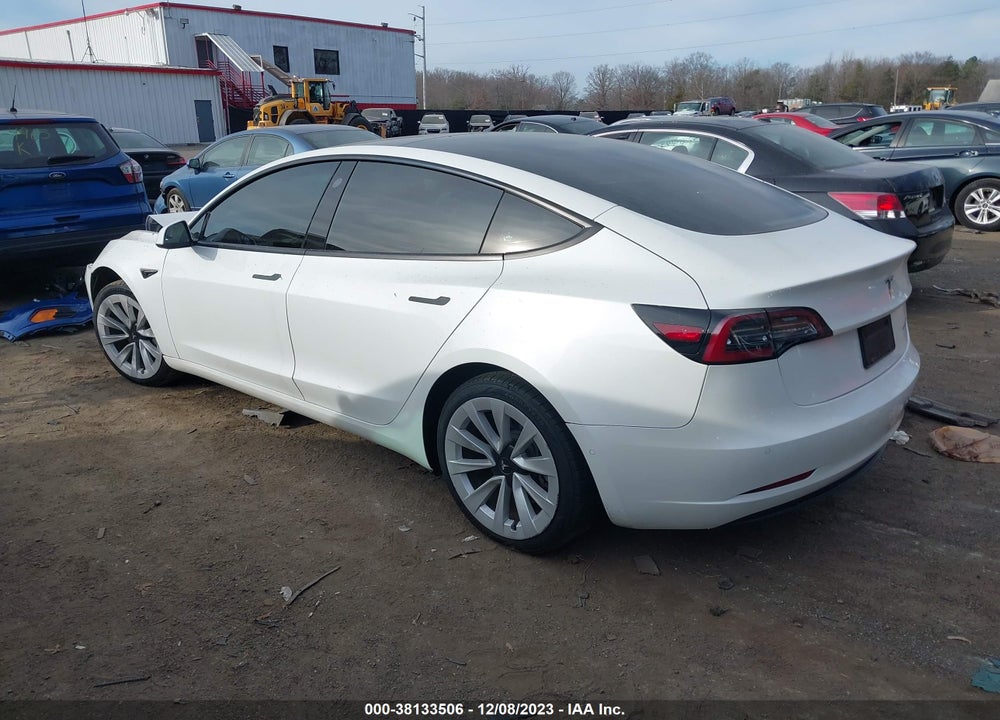 2021 TESLA MODEL 3 LONG RANGE DUAL MOTOR ALL-WHEEL DRIVE VIN: 5YJ3E1EB1MF980733
