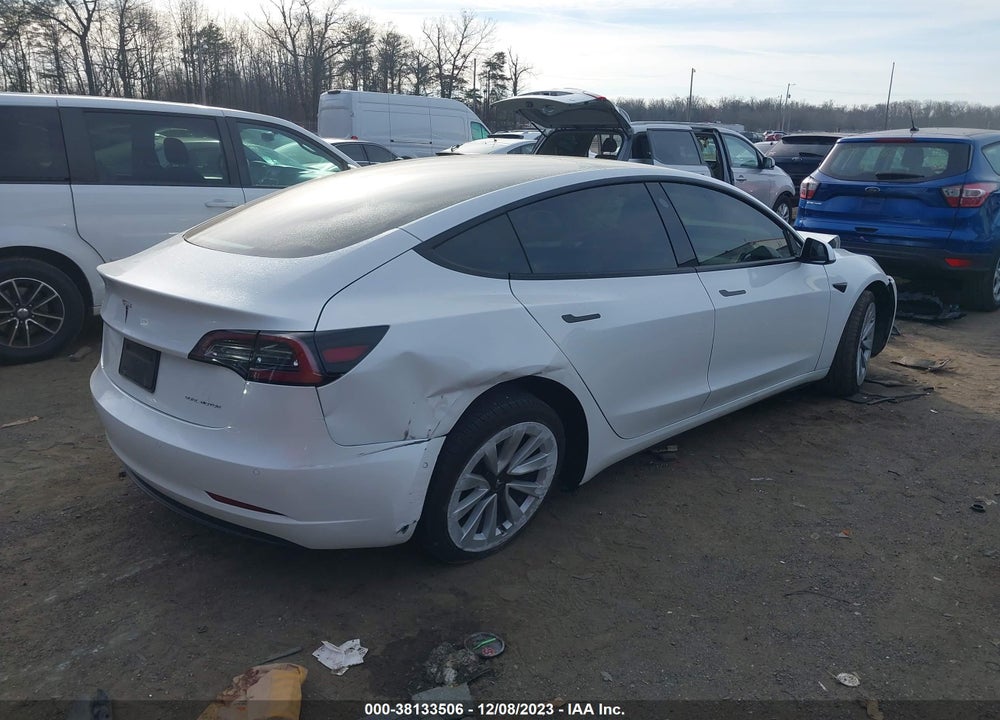 2021 TESLA MODEL 3 LONG RANGE DUAL MOTOR ALL-WHEEL DRIVE VIN: 5YJ3E1EB1MF980733
