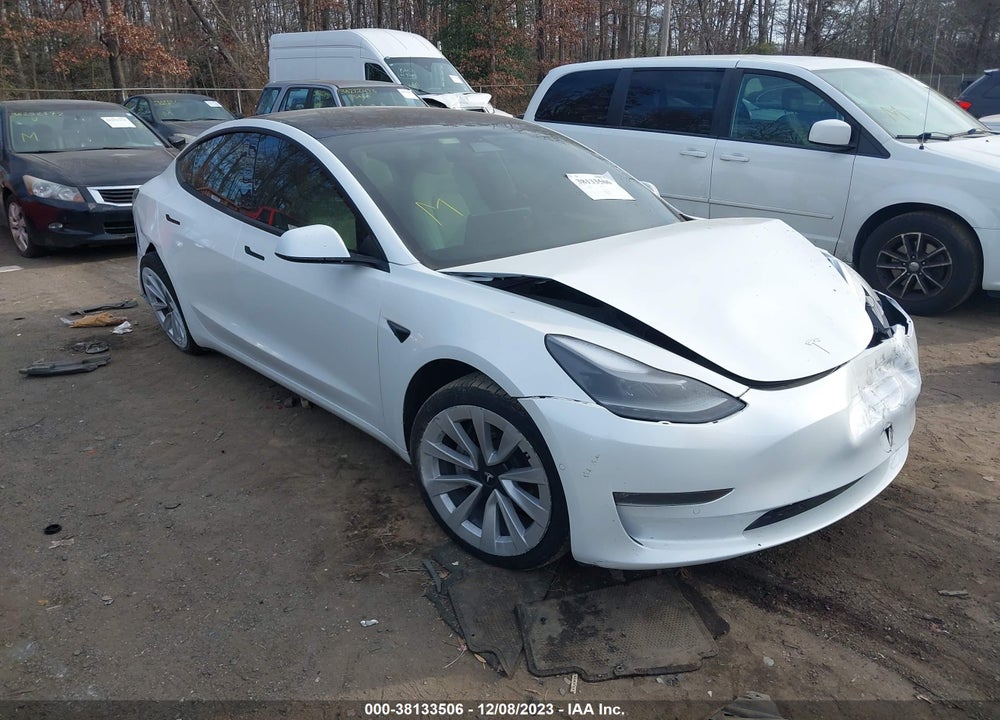 2021 TESLA MODEL 3 LONG RANGE DUAL MOTOR ALL-WHEEL DRIVE VIN: 5YJ3E1EB1MF980733