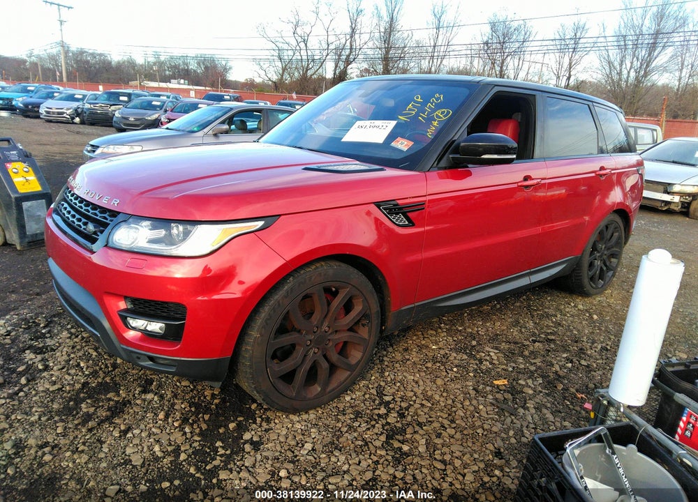 2016 LAND ROVER RANGE ROVER SPORT 5.0L V8 SUPERCHARGED/5.0L V8 SUPERCHARGED DYNAMIC VIN: SALWR2EF9GA100832