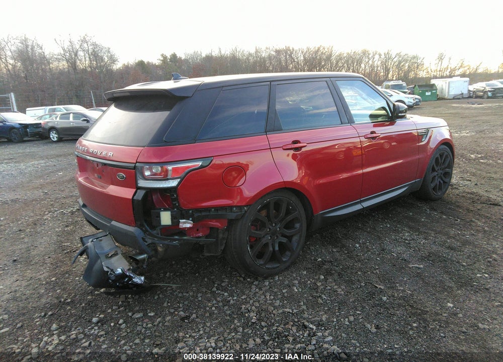 2016 LAND ROVER RANGE ROVER SPORT 5.0L V8 SUPERCHARGED/5.0L V8 SUPERCHARGED DYNAMIC VIN: SALWR2EF9GA100832