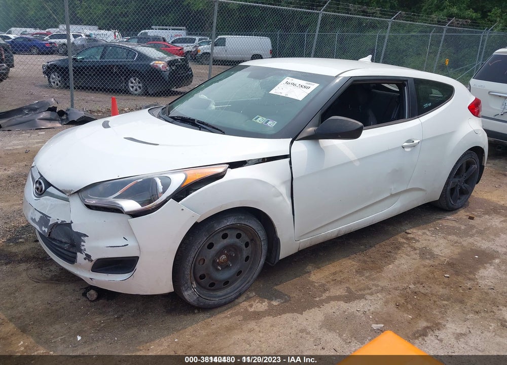 2013 HYUNDAI VELOSTER BASE W/BLACK VIN: KMHTC6AD0DU097509