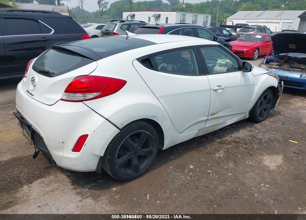 2013 HYUNDAI VELOSTER BASE W/BLACK VIN: KMHTC6AD0DU097509