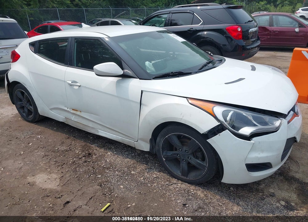 2013 HYUNDAI VELOSTER BASE W/BLACK VIN: KMHTC6AD0DU097509