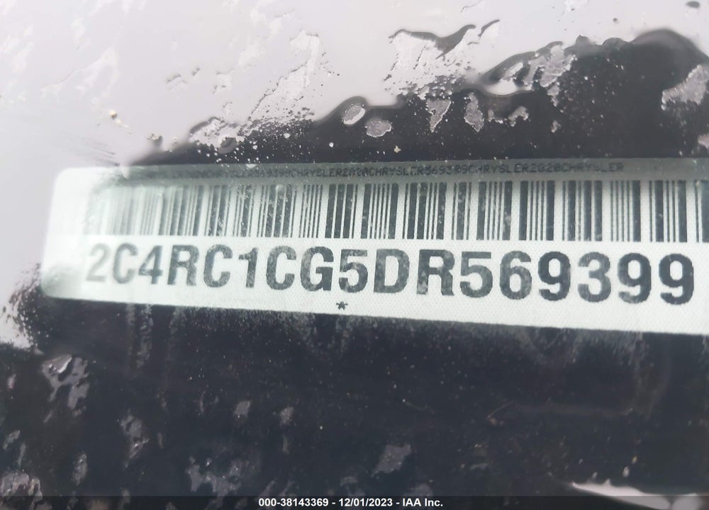 2013 CHRYSLER TOWN & COUNTRY TOURING-L VIN: 2C4RC1CG5DR569399